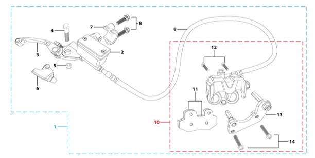 05 Front Brake Assy