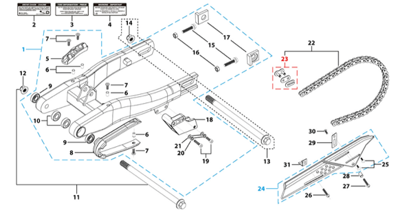 10 Swing Arm Assy