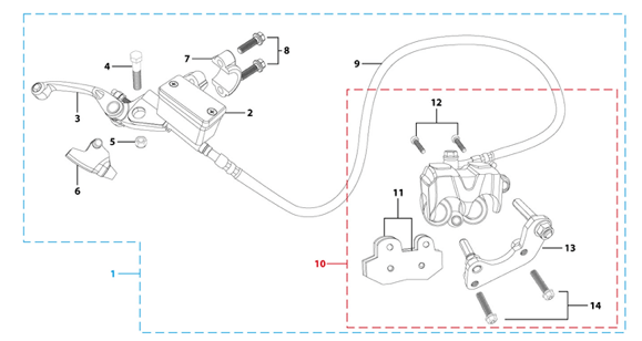 05 Front Brake Assy