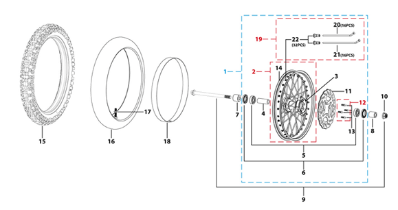 06 Front Wheel Assy