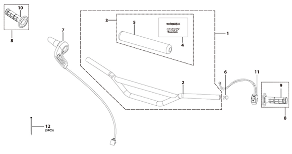 01 Handle Bar Assembly