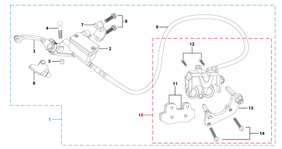 05 Front Brake Assy