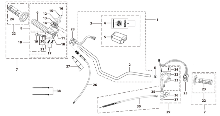 01 Handle Bar Assembly