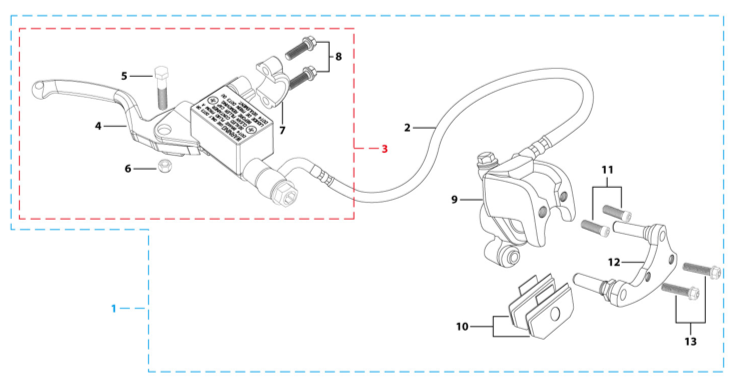 05 Front Brake Assy