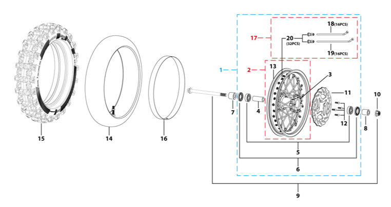 06 Front Wheel Assy