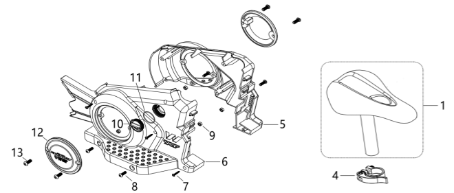 07 Seat & Plastic Kit