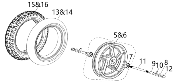 03 Front Wheel Assy