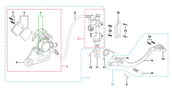 12 Rear Brake