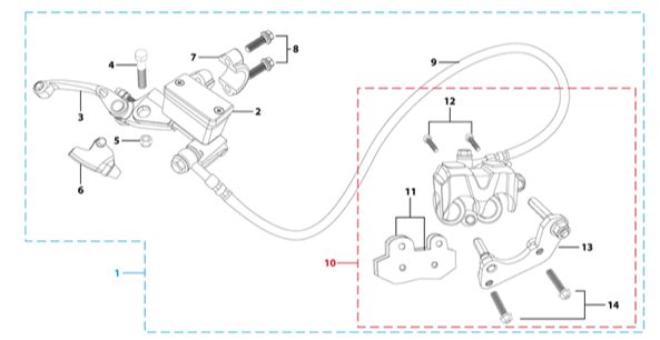 05 Front Brake Assy