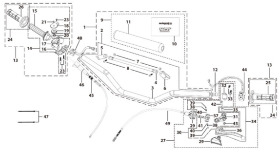 01 Handle Bar Assembly