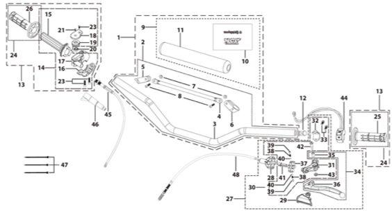 01 Handle Bar Assembly