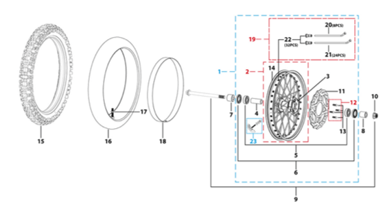 06 Front Wheel Assy