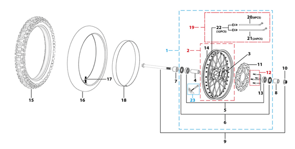 06 Front Wheel Assy