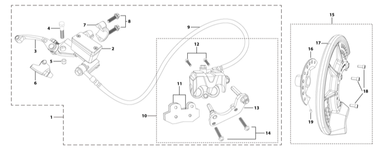 05 Front Brake Assy