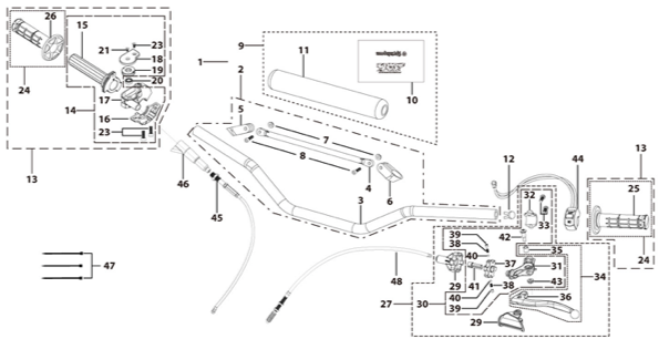 01 Handle Bar Assembly