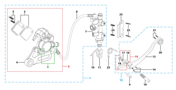 12 Rear Brake