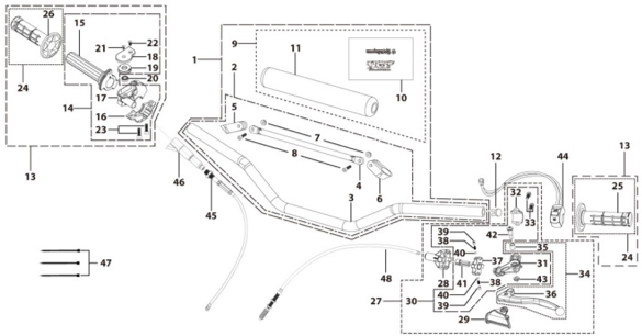 01 Handle Bar Assembly