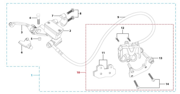 05 Front Brake Assy