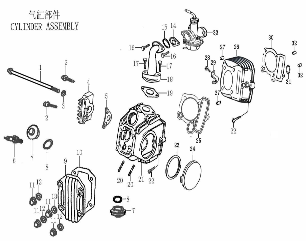 30 Cylinder Assy