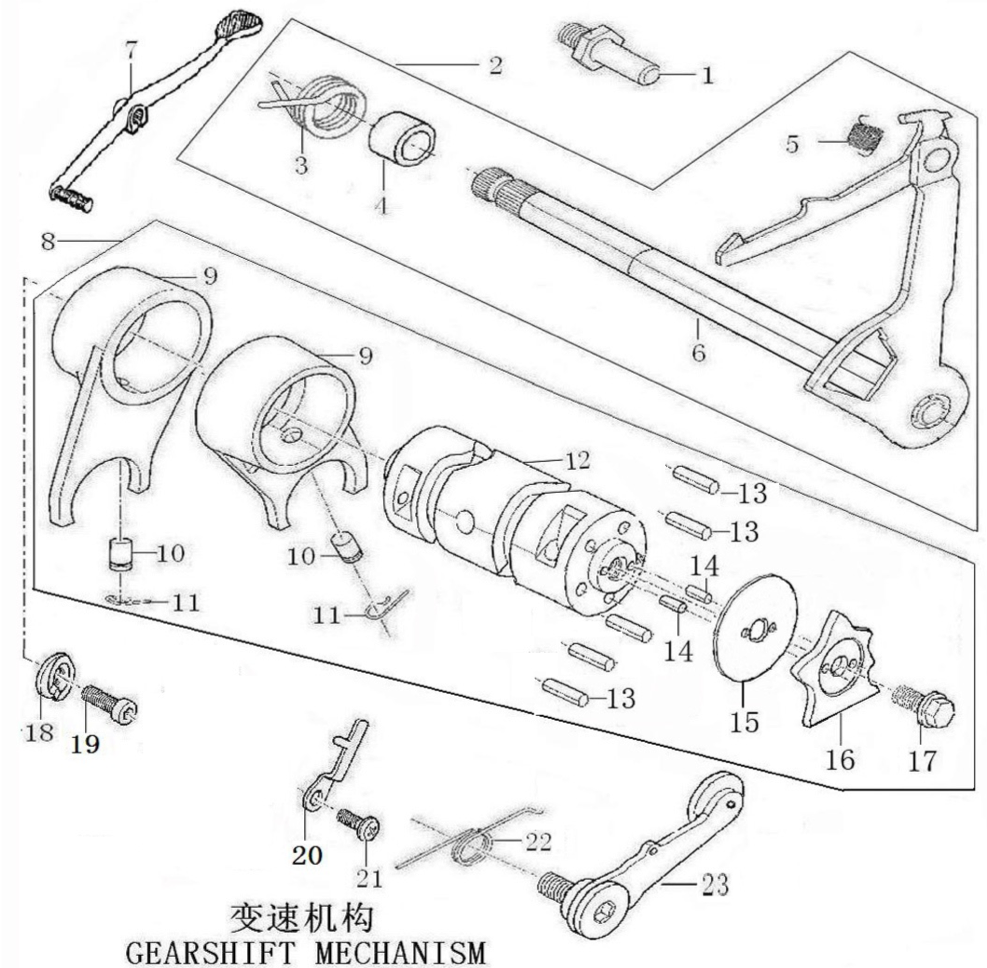 38 Gearshaft Mechanism