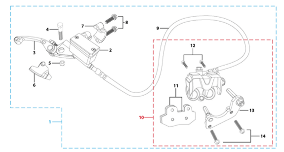 05 Front Brake Assy