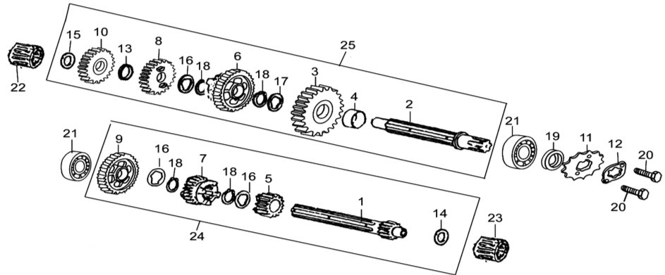 39 Transmission Shafts