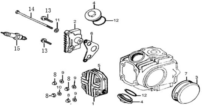 31 Head Comp., Cylinder