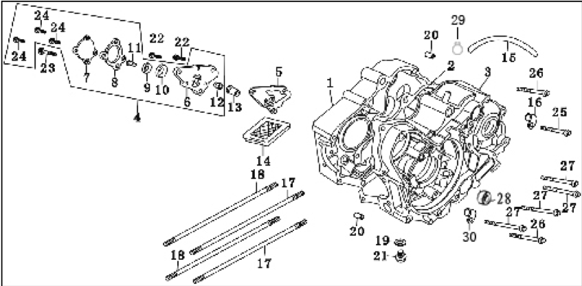 37 Crankcase/Oil Pump