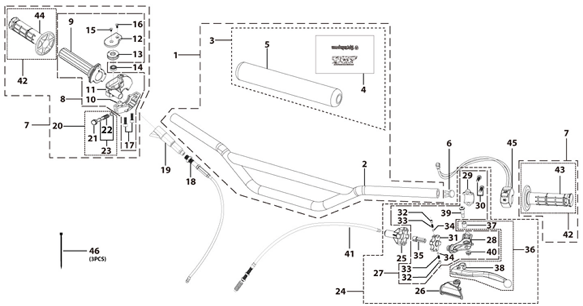 01 Handle Bar Assembly