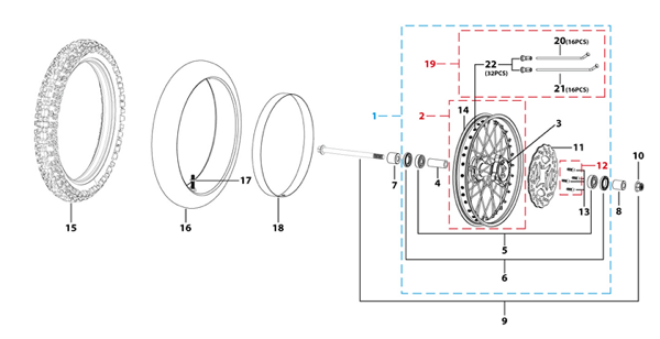 06 Front Wheel Assy