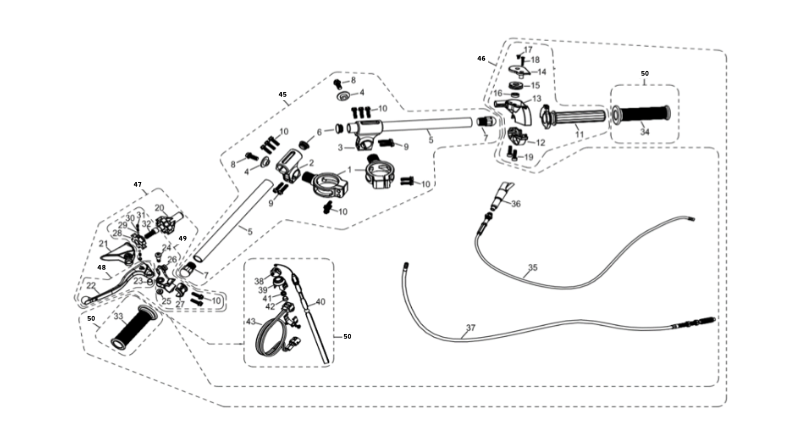 01 Handle Bar Assembly