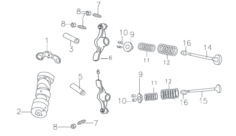 32 Camshaft Assy