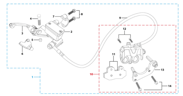 05 Front Brake Assy