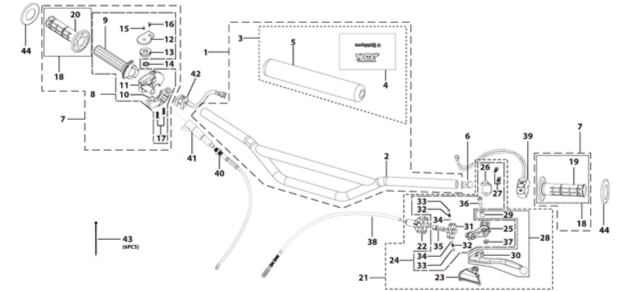 01 Handle Bar Assembly