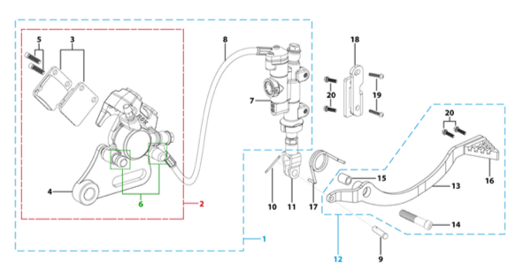 12 Rear Brake