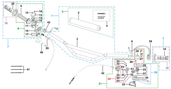 01 Handle Bar Assembly