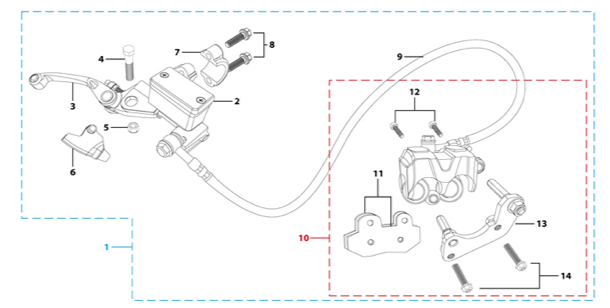 05 Front Brake Assy