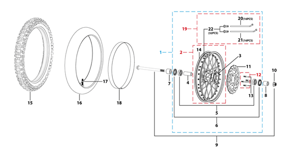 06 Front Wheel Assy