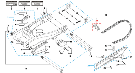 10 Swing Arm Assy