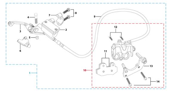 05 Front Brake Assy