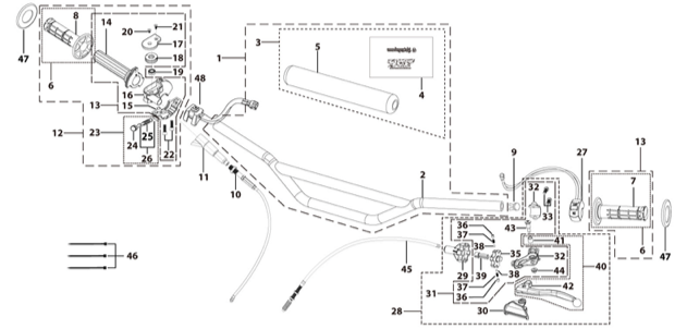 01 Handle Bar Assembly