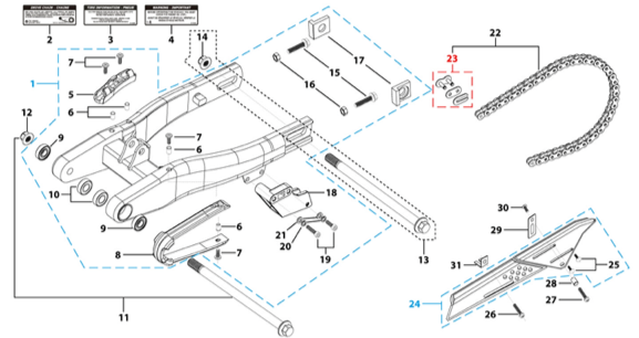 10 Swing Arm Assy