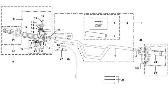 01 Handle Bar Assembly