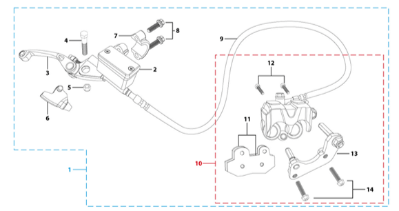 05 Front Brake Assy