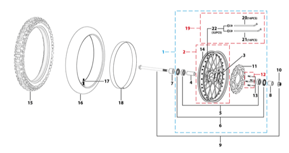 06 Front Wheel Assy