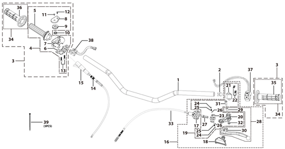 01 Handle Bar Assembly