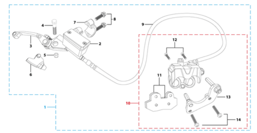 04 Front Brake Assy