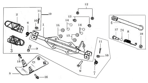 09 FOOT PEG ASSEMBLY