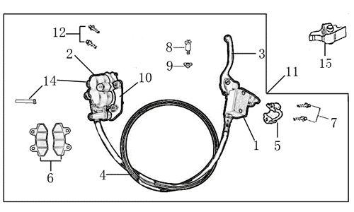 05 FRONT BRAKE ASSEMBLY