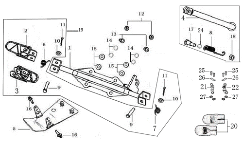 09 FOOT PEG ASSEMBLY